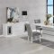 D1903DT Dining Table in White by Global w/Optional Chairs