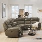 Lonna Recliner Sectional Sofa 54600 in Taupe by Acme w/Options