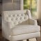 Nevaun Sofa 8246CR in Cream AirHyde by Homelegance w/Options