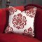 Zaffiro Sofa SM2232 in Ruby Red Fabric w/Options