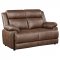 Ellington Sofa & Loveseat Set 508281 in Dark Brown by Coaster