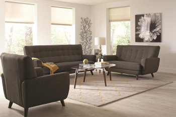 Maguire 504774 Sofa in Charcoal Fabric by Coaster w/Options [CRS-504774 Maguire]