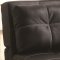 300173 Accent Chair Set of 2 in Black Leatherette by Coaster