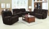 50475 Ahearn Motion Sofa in Chocolate Fabric by Acme w/Options