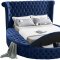 Luxus Velvet Bed in Navy by Meridian w/Options