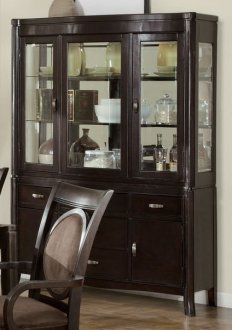 08324 Vienna Buffet & Hutch in Dark Cherry by Acme