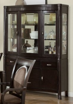 08324 Vienna Buffet & Hutch in Dark Cherry by Acme [AMBU-08324 Vienna]