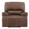 U8078 Power Motion Sofa in Brown by Global w/Options