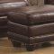 504961 Crawford Sofa in Brown Leather by Coaster w/Options