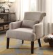 Reedley Accent Chair 1235BR in Brown Fabric by Homelegance