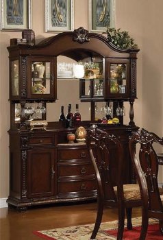 10299 Anondale Buffet & Hutch in Cherry by Acme [AMCR-10299 Anondale]