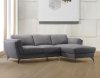 Beckett Sectional Sofa 57155 in Gray Fabric by Acme