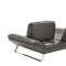 Roxi Sofa in Chocolate Full Leather by At Home USA w/Options