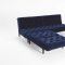 Oldschool Sofa Bed in Dark Blue w/Retro Legs by Innovation