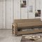 Decora Sofa Bed in Brown Fabric by Casamode w/Options