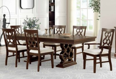 Rita Dining Room Set 7Pc in Espresso