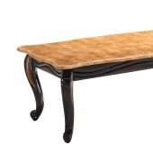 83C Coffee Table w/Honey Faux Marble Top by American Eagle