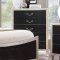 Liza CM7264 Bedroom in Black & Silver Tone w/Options