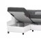 Lego Sectional Sofa Convertible in Grey Microfiber by Rain