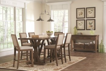 Bridgeport 105528 Counter Height Dining Table Coaster w/Options [CRDS-105528 Bridgeport]