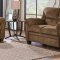 U1058KD Sofa & Loveseat Set in Tobacco Fabric by Global