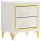 Lucia Bedroom Set 5Pc 224731 in Beige & White by Coaster