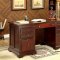 Desmont Office Desk CM-DK6207 in Cherry w/Options