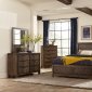 Parnell 5Pc Bedroom Set 1648 in Rustic Cherry by Homelegance