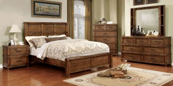 Baddock CM7691 Bedroom in Antique Oak Tone w/Options [FABS-CM7691-Baddock]