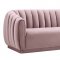 Arno Sofa TOV-S168 in Blush Mauve Velvet Fabric by TOV Furniture