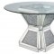 Noralie Dining Table 72960 in Mirrored by Acme w/Optional Chairs