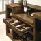 182875 Bar Unit in Rustic Oak by Coaster