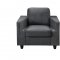 U9055 Sofa & Loveseat Set in Gunmetal Fabric by Global w/Options