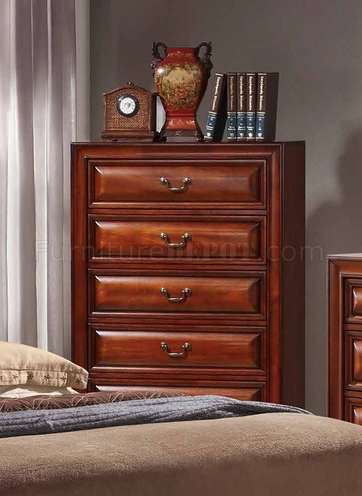 B2700G Bedroom in Oak w/6 Drawer Bed & Options