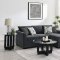 Storey Sleeper Sectional Sofa 504777 Dark Gray Fabric by Coaster