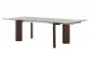 Torino Extendable Dining Table by Casabianca w/Walnut Legs