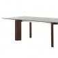 Torino Extendable Dining Table by Casabianca w/Walnut Legs