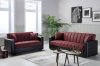 Sidney Bolzoni Red Sofa Bed & Loveseat Set by Mondi