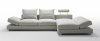 Vasto Sectional Sofa in Light Fabric by VIG