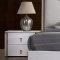 Lucera Bedroom by J&M in White w/Optional Casegoods