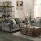 Hooke Sofa 8306FA in Grey Fabric by Homelegance w/Options