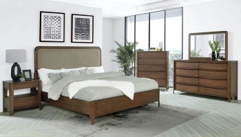 Maderia Bedroom Set 5Pc 223321 in Walnut by Coaster [CRBS-223321 Maderia]