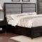 Bryony Bedroom w/Drawer Footboard CM7511DR in Dark Gray