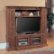 Antique Style Oak Transitional Premier Denver Wall Unit