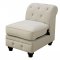 Stanford II Sectional Sofa CM6270IV in Ivory Fabric w/Options