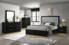 Caraway Bedroom Set 5Pc 224781 in Black by Coaster