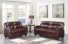 U17016 Sofa & Loveseat Set in Agnes Coffee by Global w/Options