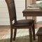 Wieland 6Pc Dining Set 5614-72 in Rustic Brown by Homelegance