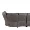 Kalen Motion Sectional Sofa 54135 in Gray Chenille by Acme