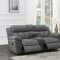 Bahrain Motion Sofa 609541 Charcoal by Coaster w/Options